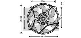  33V10015 - ELECTROVENTILADOR PEUGEOT