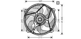  33V10016 - ELECTROVENTILADOR PEUGEOT