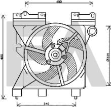 ElectroAuto 33V10029 - ELECTROVENTILADOR PEUGEOT