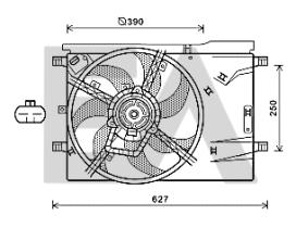 ElectroAuto 33V10031 - VENTILADOR->APLICACION ORIGINAL FIA