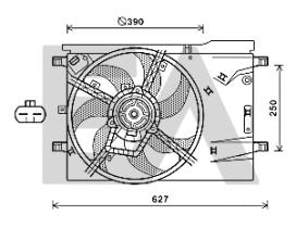 ElectroAuto 33V10032 - VENTILADOR->APLICACION ORIGINAL FIA