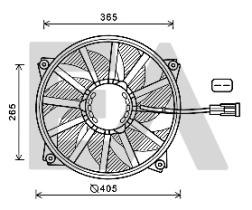 ElectroAuto 33V10033 - VENTILADOR->APLICACION ORIGINAL CIT