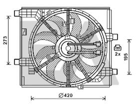 ElectroAuto 33V18030 - VENTILADOR->APLICACION ORIGINAL NIS