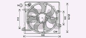 ElectroAuto 33V18034 - VENTILADOR->APLICACION ORIGINAL NIS