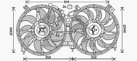 ElectroAuto 33V18036 - VENTILADOR->APLICACION ORIGINAL NIS