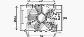 ElectroAuto 33V18037 - VENTILADOR->APLICACION ORIGINAL NIS