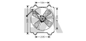 ElectroAuto 33V19001 - VENTILADOR->APLICACION ORIGINAL DAI