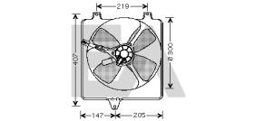 ElectroAuto 33V19002 - VENTILADOR->APLICACION ORIGINAL DAI