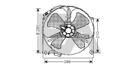 ElectroAuto 33V19003 - VENTILADOR->APLICACION ORIGINAL DAI