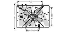 ElectroAuto 33V19004 - VENTILADOR->APLICACION ORIGINAL DAI