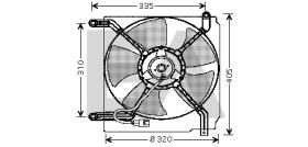 ElectroAuto 33V20004 - VENTILADOR->APLICACION ORIGINAL DAE