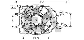 ElectroAuto 33V22027 - VENTILADOR->APLICACION ORIGINAL FOR
