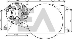 ElectroAuto 33V22037 - VENTILADOR->APLICACION ORIGINAL FOR