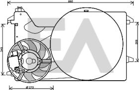 ElectroAuto 33V22038 - VENTILADOR->APLICACION ORIGINAL FOR