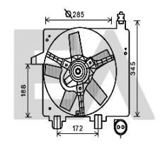 ElectroAuto 33V22039 - VENTILADOR->APLICACION ORIGINAL FOR