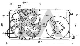 ElectroAuto 33V22060 - ELECTROVENTILADOR FORD
