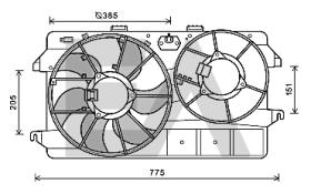  33V22062 - ELECTROVENTILADOR FORD