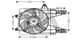  33V25003 - VENTILADOR->APLICACION ORIGINAL FIA