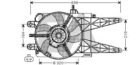  33V25009 - VENTILADOR->APLICACION ORIGINAL FIA