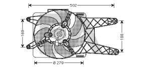 ElectroAuto 33V25011 - ELECTROVENTILADOR FIAT