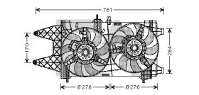  33V25017 - VENTILADOR->APLICACION ORIGINAL FIA