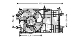 ElectroAuto 33V25019 - VENTILADOR->APLICACION ORIGINAL FIA