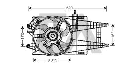 ElectroAuto 33V25020 - VENTILADOR->APLICACION ORIGINAL FIA