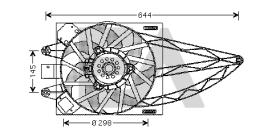 ElectroAuto 33V25022 - VENTILADOR->APLICACION ORIGINAL FIA