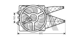 ElectroAuto 33V25026 - VENTILADOR->APLICACION ORIGINAL ABA