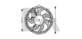 ElectroAuto 33V25035 - VENTILADOR->APLICACION ORIGINAL FIA