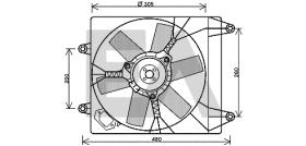 ElectroAuto 33V25048 - VENTILADOR->APLICACION ORIGINAL FIA