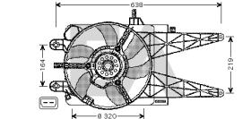 ElectroAuto 33V25049 - VENTILADOR->APLICACION ORIGINAL FIA