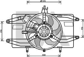 ElectroAuto 33V25051 - VENTILADOR->APLICACION ORIGINAL FIA