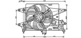 ElectroAuto 33V25054 - VENTILADOR->APLICACION ORIGINAL FIA