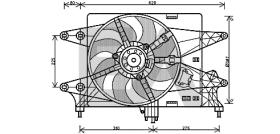 ElectroAuto 33V25055 - VENTILADOR->APLICACION ORIGINAL FIA