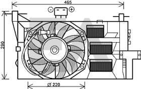 ElectroAuto 33V25058 - VENTILADOR->APLICACION ORIGINAL FIA