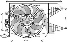 ElectroAuto 33V25061 - VENTILADOR->APLICACION ORIGINAL FIA