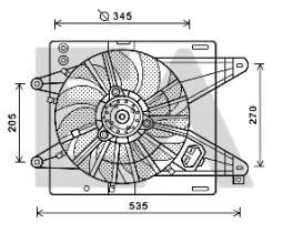 ElectroAuto 33V25069 - VENTILADOR->APLICACION ORIGINAL FIA