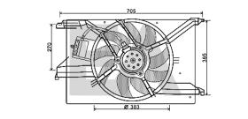 ElectroAuto 33V25073 - VENTILADOR->APLICACION ORIGINAL FIA