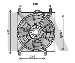 ElectroAuto 33V25074 - VENTILADOR->APLICACION ORIGINAL FIA