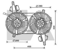 ElectroAuto 33V25075 - VENTILADOR->APLICACION ORIGINAL FIA