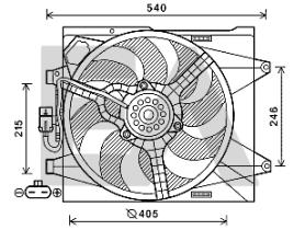 ElectroAuto 33V25076 - VENTILADOR->APLICACION ORIGINAL FIA