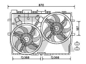 ElectroAuto 33V25077 - ELECTROVENTILADOR FIAT