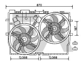 ElectroAuto 33V25078 - ELECTROVENTILADOR FIAT