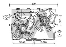 ElectroAuto 33V25081 - VENTILADOR->APLICACION ORIGINAL FIA