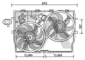 ElectroAuto 33V25082 - ELECTROVENTILADOR FIAT