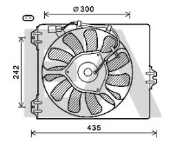 ElectroAuto 33V25084 - VENTILADOR->APLICACION ORIGINAL FIA