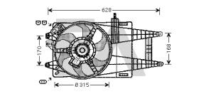ElectroAuto 33V25086 - VENTILADOR->APLICACION ORIGINAL FIA