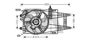 ElectroAuto 33V25086 - VENTILADOR->APLICACION ORIGINAL FIA