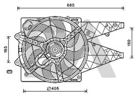 ElectroAuto 33V25090 - VENTILADOR->APLICACION ORIGINAL FIA